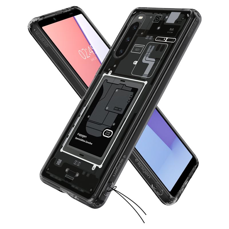 Гръб Spigen Ultra Hybrid, Zero one за  Sony Xperia 10 V - Черен