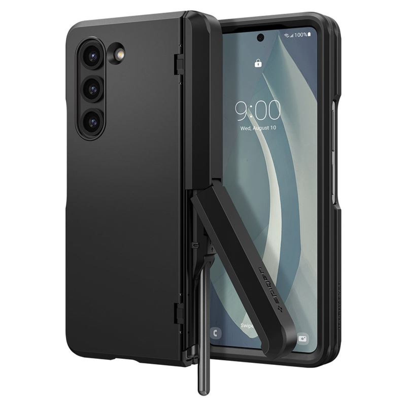 Гръб Spigen Tough Armor за Samsung Galaxy Z Fold 5 - Черен