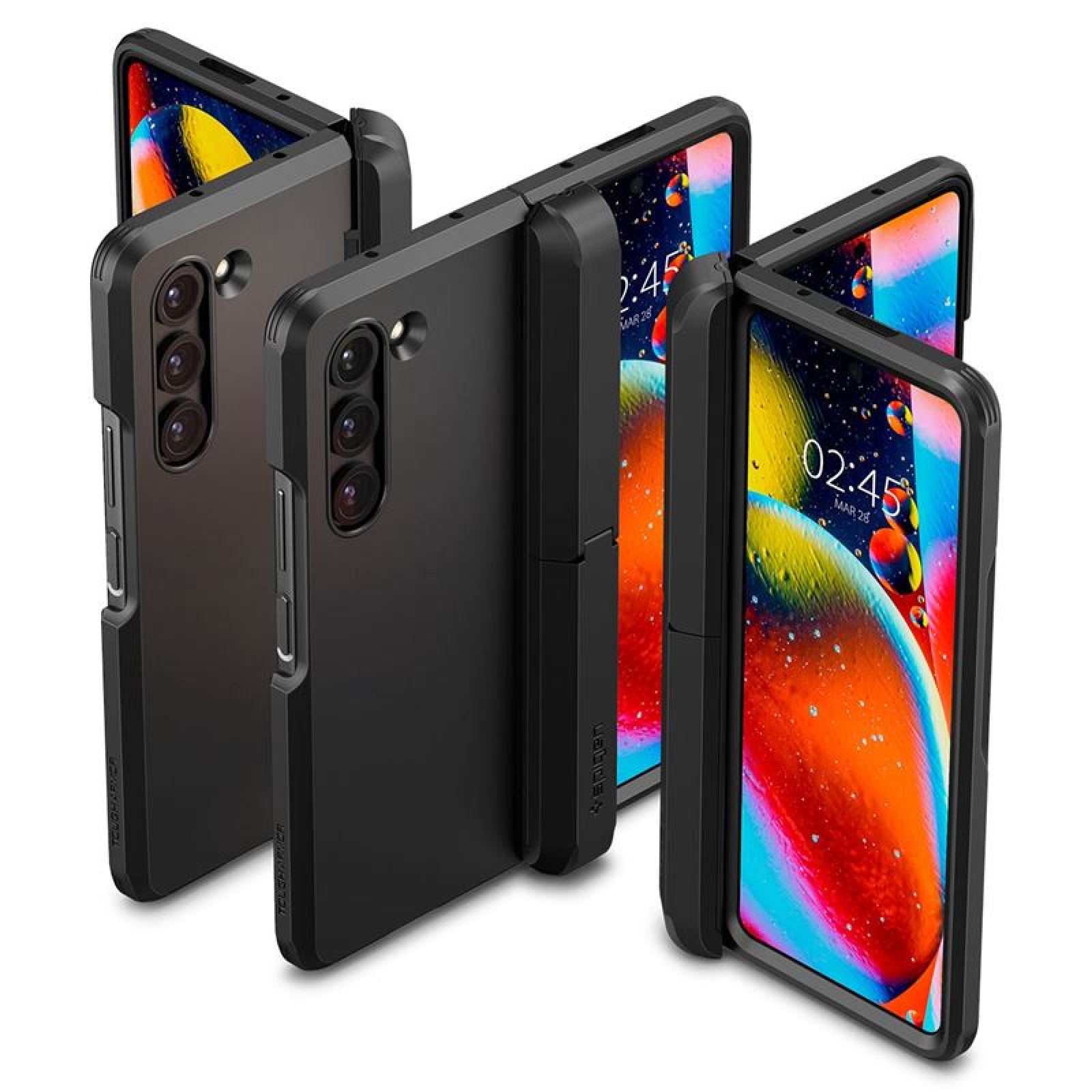 Гръб Spigen Tough Armor за Samsung Galaxy Z Fold 5 - Черен