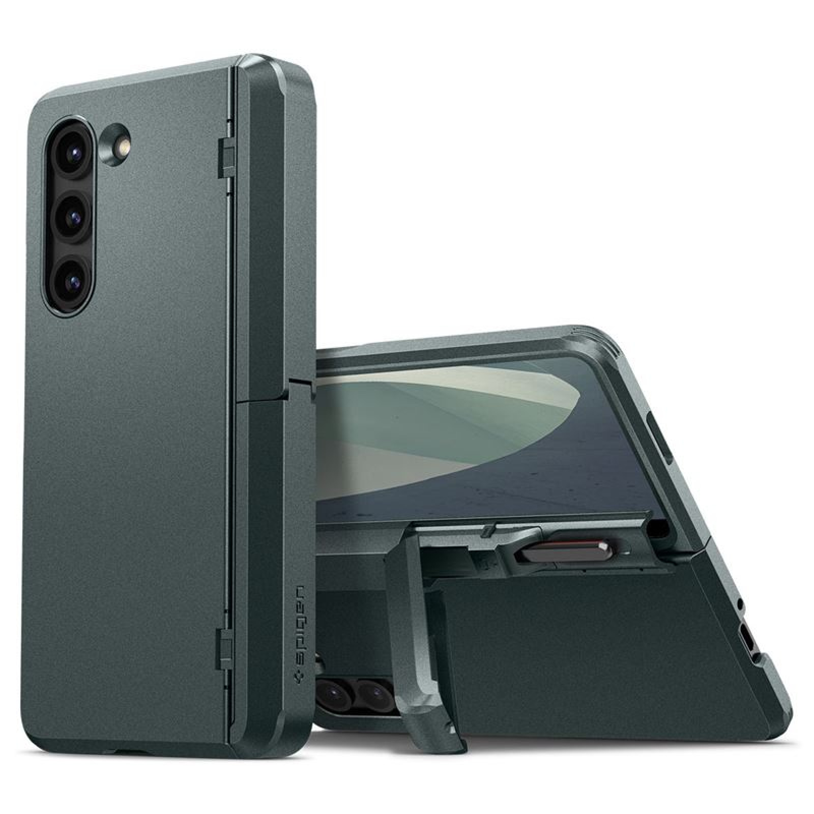 Гръб Spigen за Samsung Galaxy Z Fold 5, Tough Armor,  Зелен