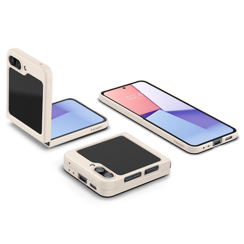 Гръб Spigen Air Skin за Samsung Galaxy Z Flip5, pearled ivory, Бежов