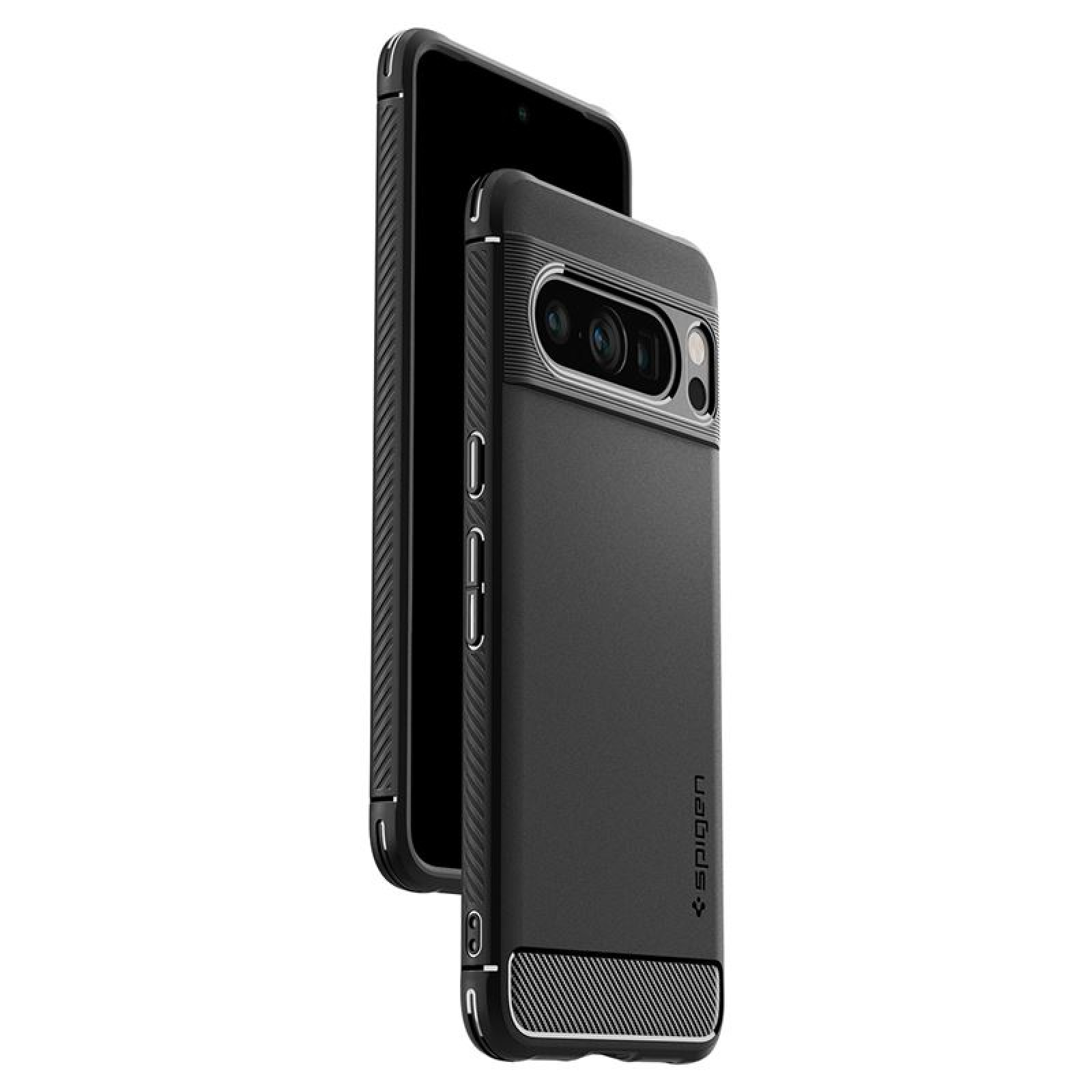 Гръб Spigen Rugged Armor за Google Pixel 8 Pro - Черен