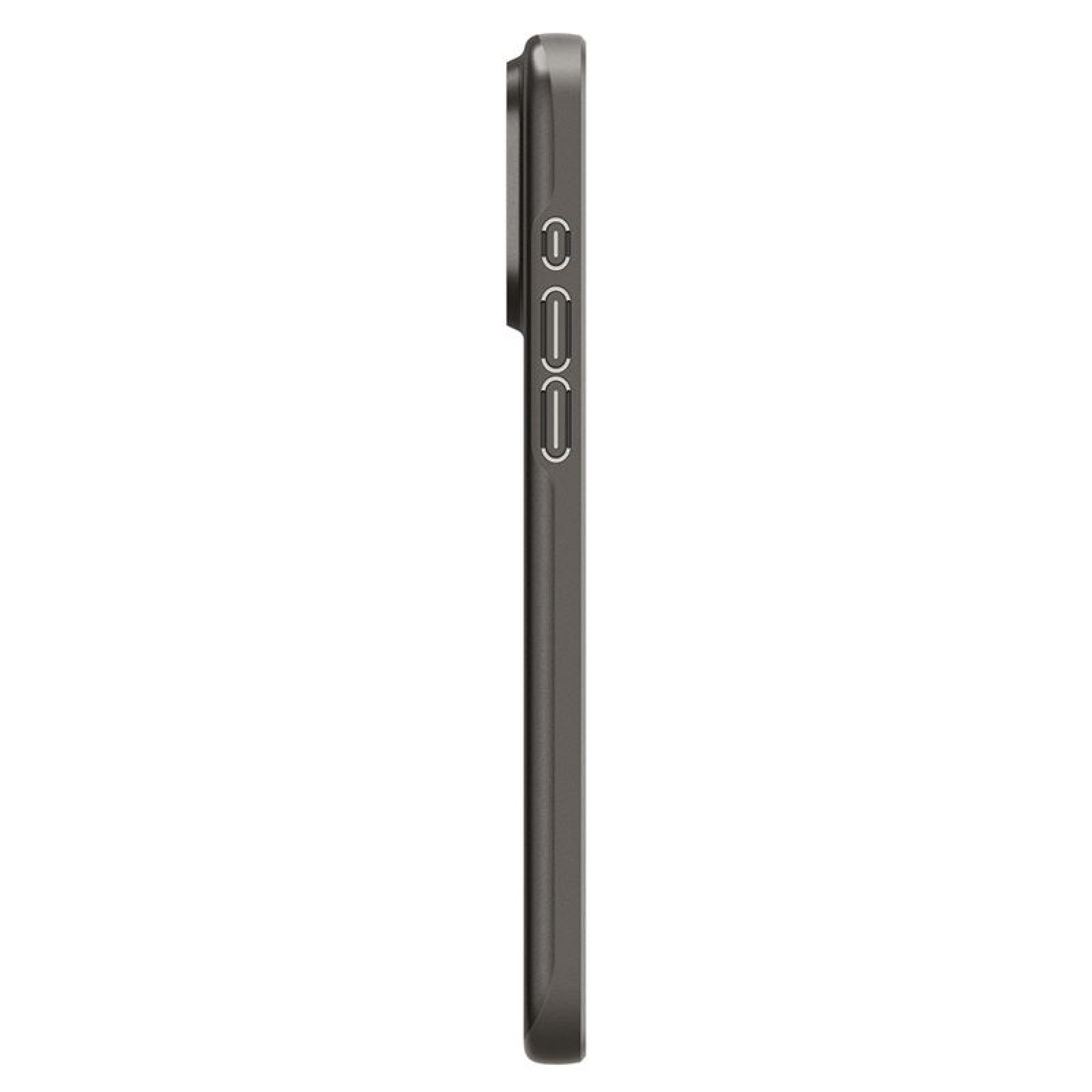 Гръб Spigen за iPhone 15 Pro,Thin Fit, Тъмно сив