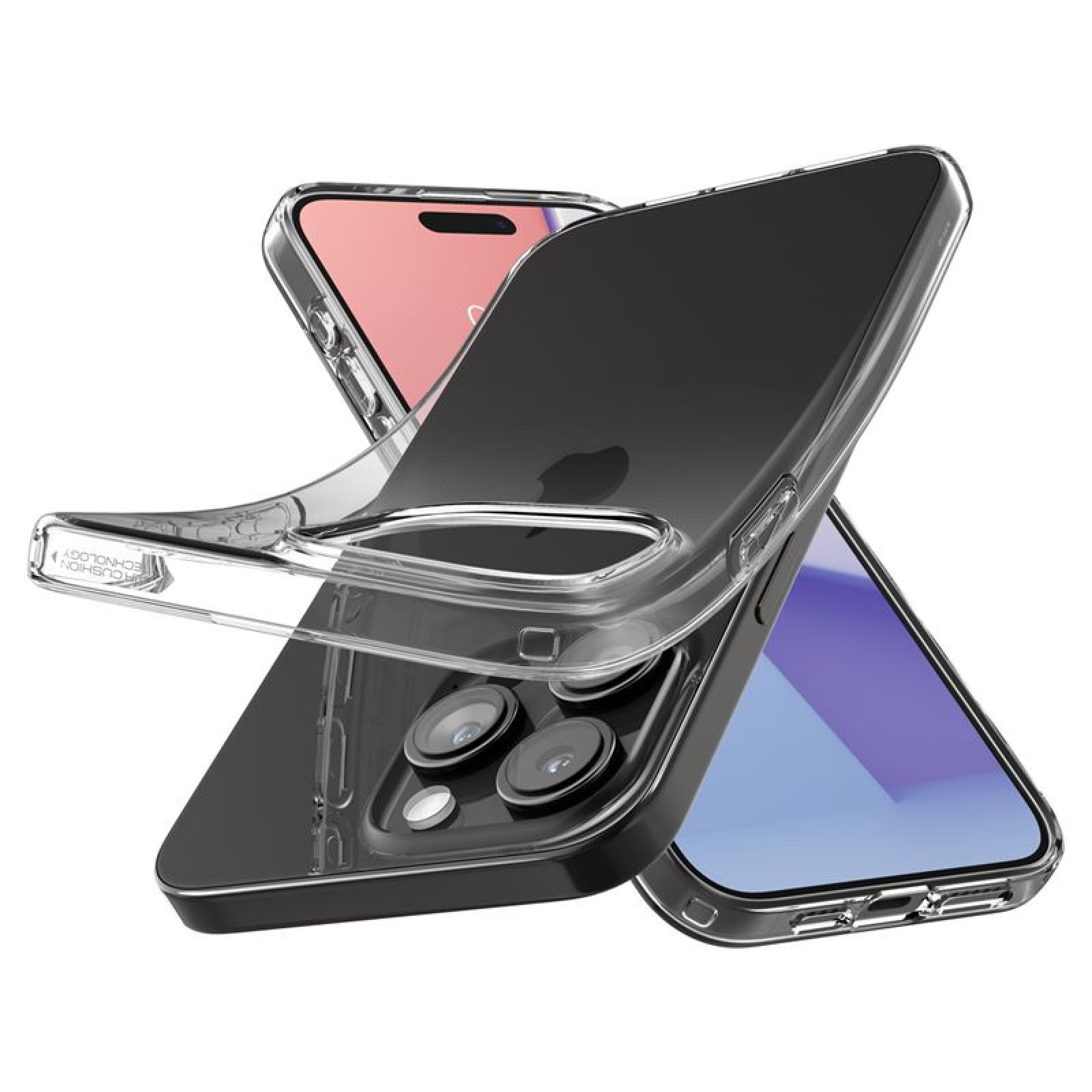 Гръб Spigen за iPhone 15 Pro Max, Liquid Crystal, Прозрачен