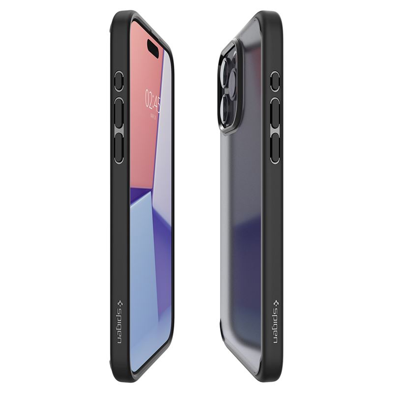Гръб Spigen за iPhone 15 Pro Max, Ultra Hybrid, Черен
