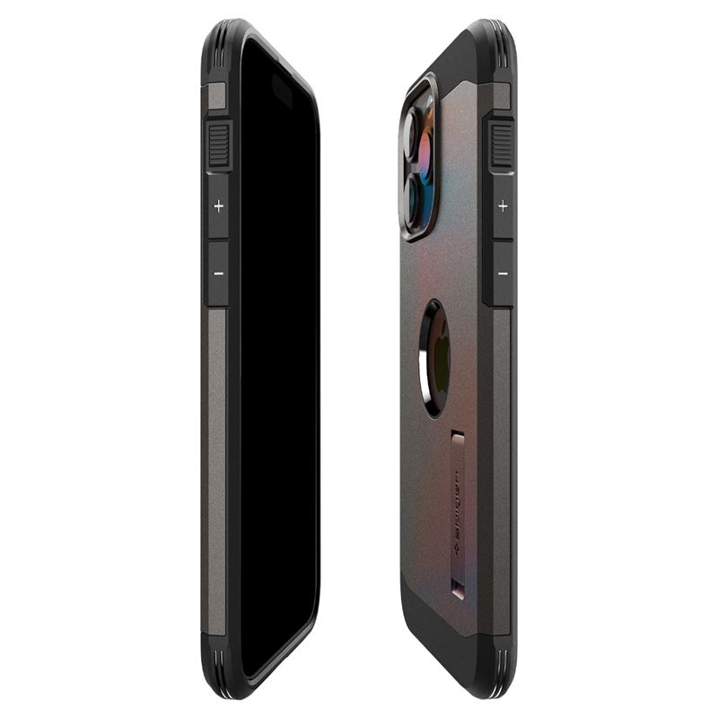 Гръб Spigen за iPhone 15 Pro Max, Tough Armor, MagSafe, Тъмно Сив