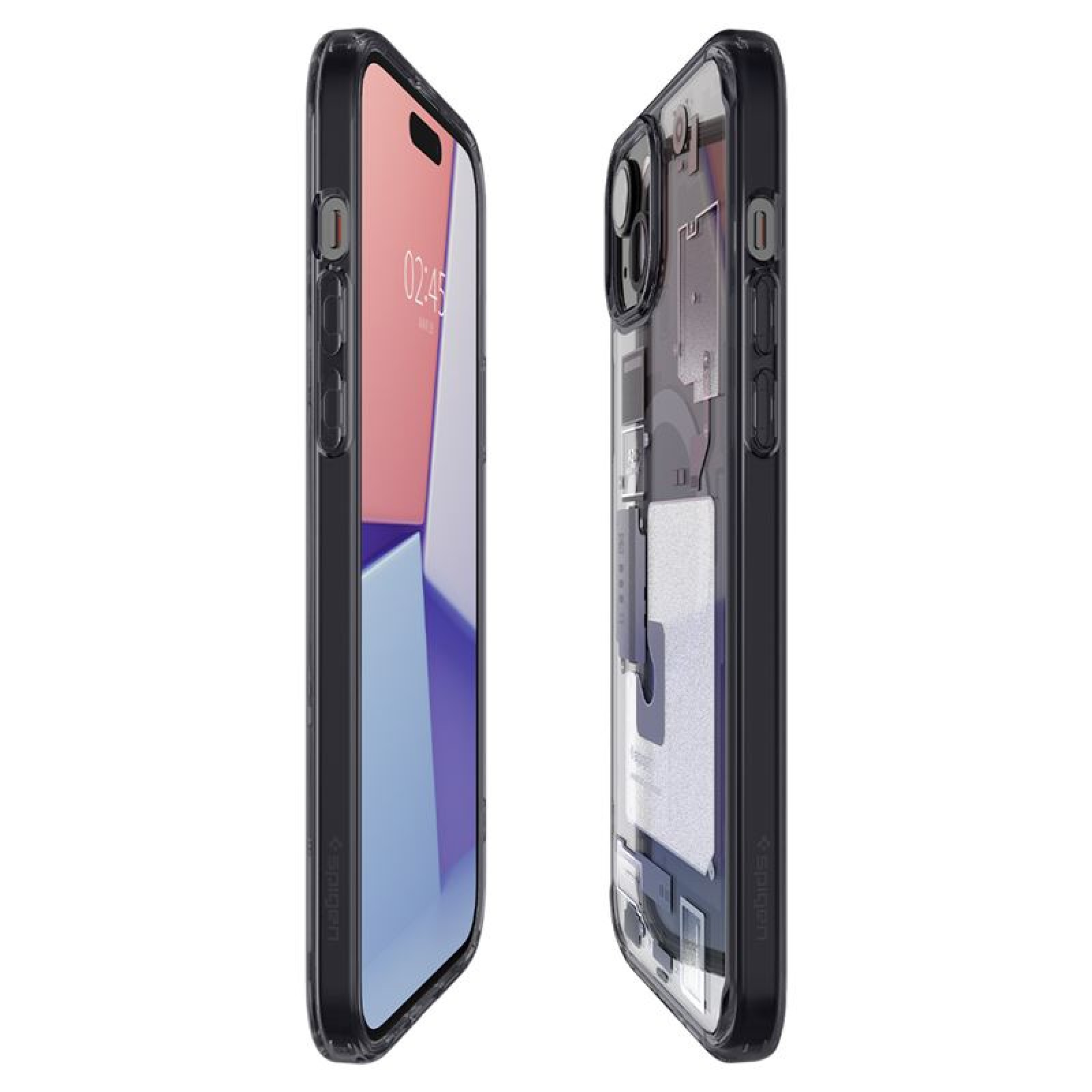 Гръб Spigen за iPhone 15 Plus, Ultra Hybrid, MagSafe, Zero one, Черен