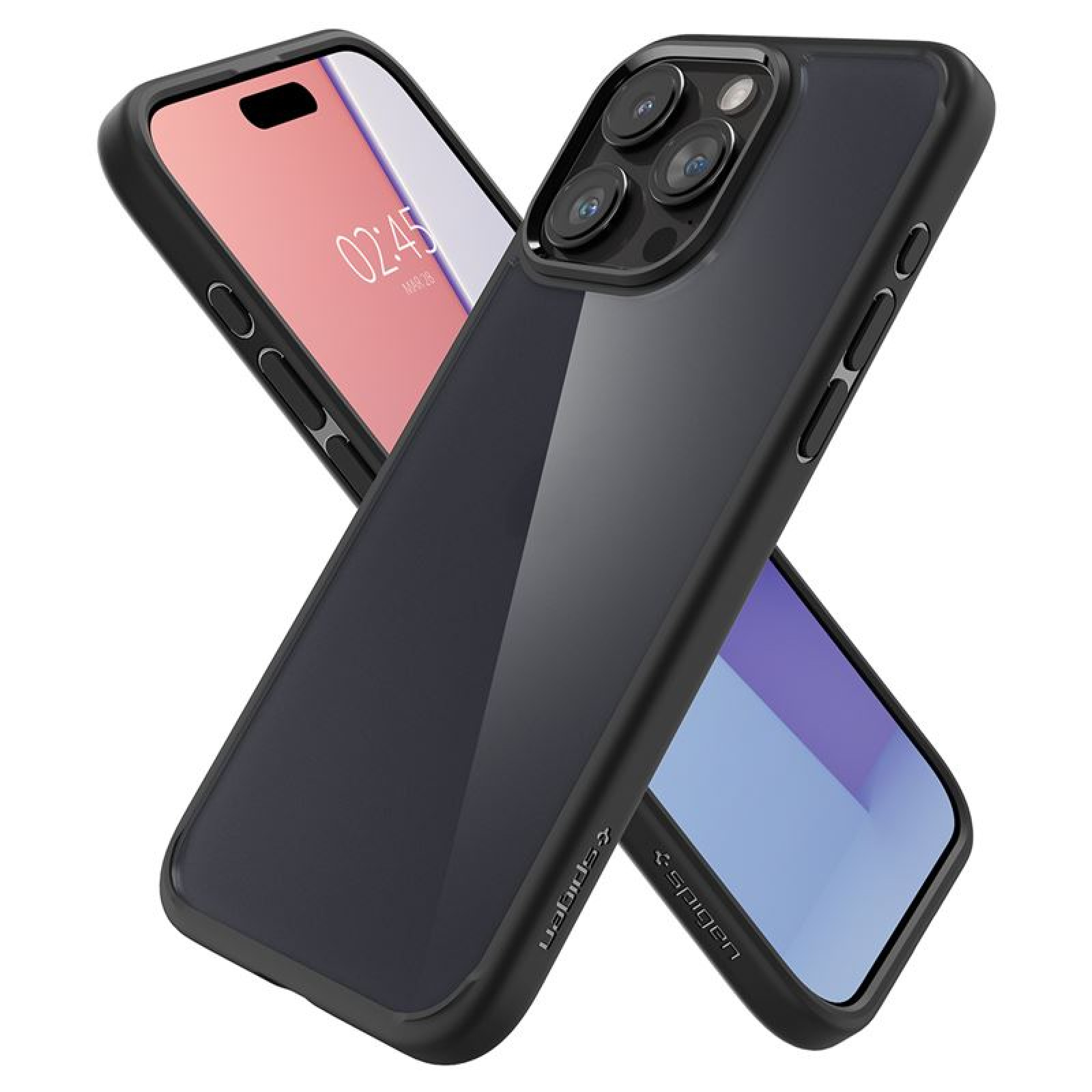 Гръб Spigen Ultra Hybrid за iPhone 15 Pro - Черен