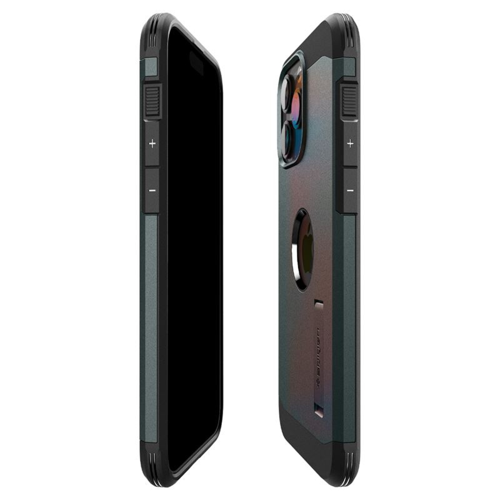 Гръб Spigen за iPhone 15 Pro, Tough Armor, MagSafe, Зелен