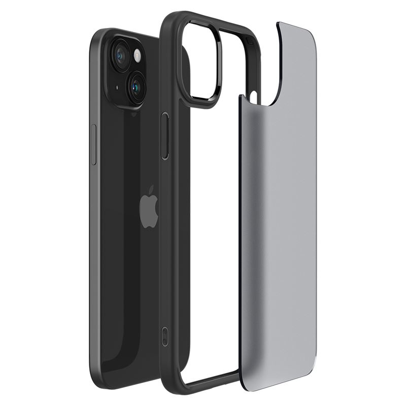 Гръб Spigen Ultra Hybrid за iPhone 15 - Черен