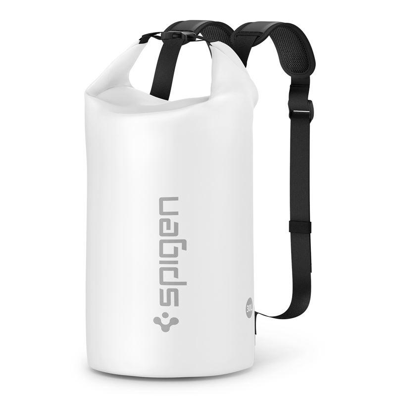 Водоустойчва раница с  калъф Spigen Aqua Shield WaterProof Dry Bag 30L + 3L, Бял