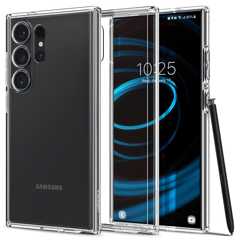 Гръб Spigen за Samsung Galaxy S24 Ultra,  Ultra Hybrid, Прозрачен