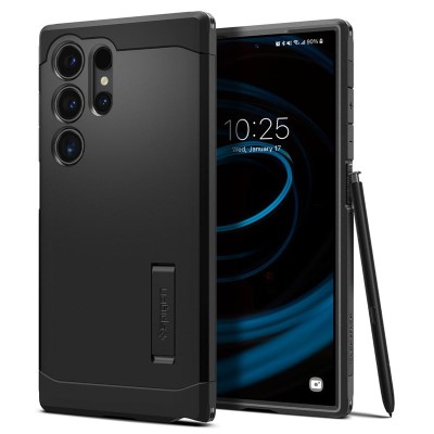 Калъф Spigen Tough Armor за Samsung Galaxy S24 Ultra - Черен
