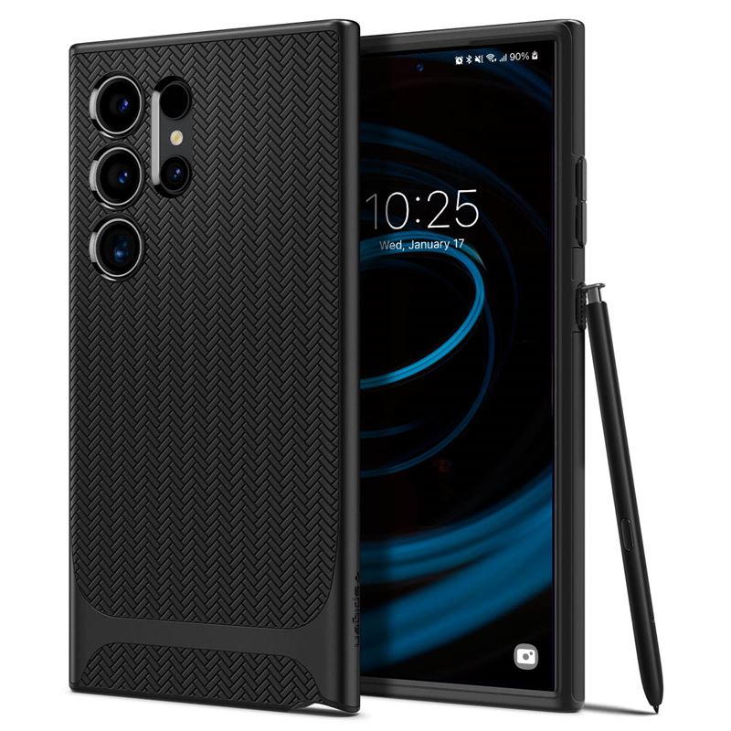 Гръб Spigen за Samsung Galaxy S24 Ultra, Neo Hybrid, Черен