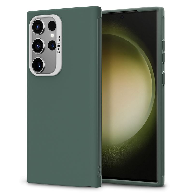 Гръб  Spigen за Samsung Galaxy S24 Ultra, Cyrill, UltraColor, Kale, Зелен
