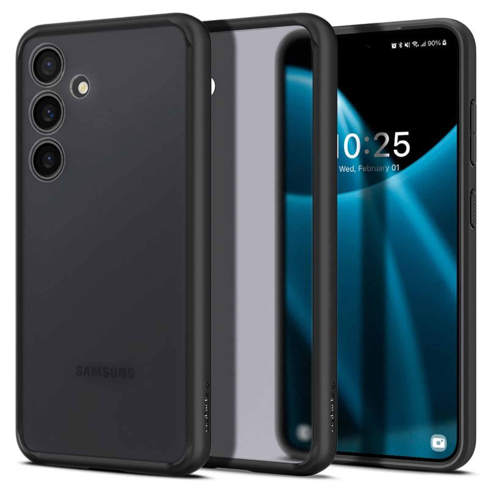 Гръб Spigen за Samsung Galaxy S24, Ultra Hybrid, Черен