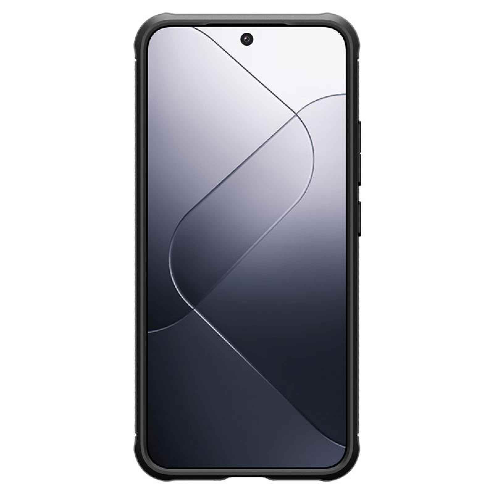 Гръб Spigen за Xiaomi 14, Rugged Armor, Черен