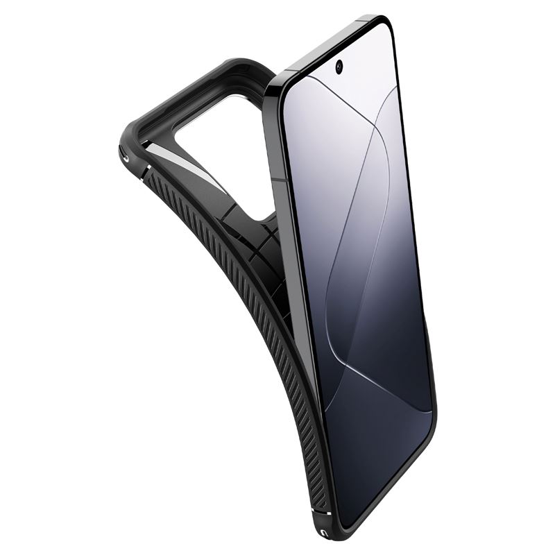 Гръб Spigen за Xiaomi 14, Rugged Armor, Черен