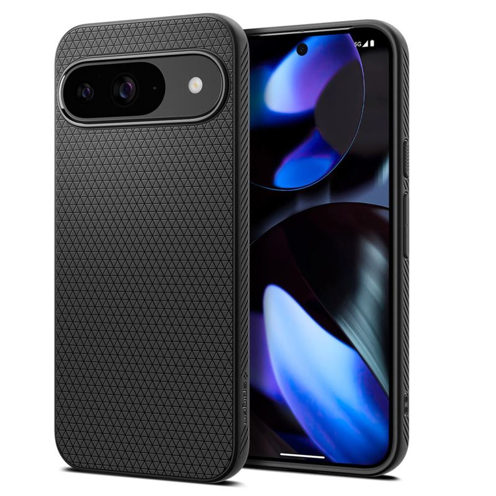 Гръб  Spigen за Google Pixel 9 Pro/Pixel 9, Liquid Air - Черен