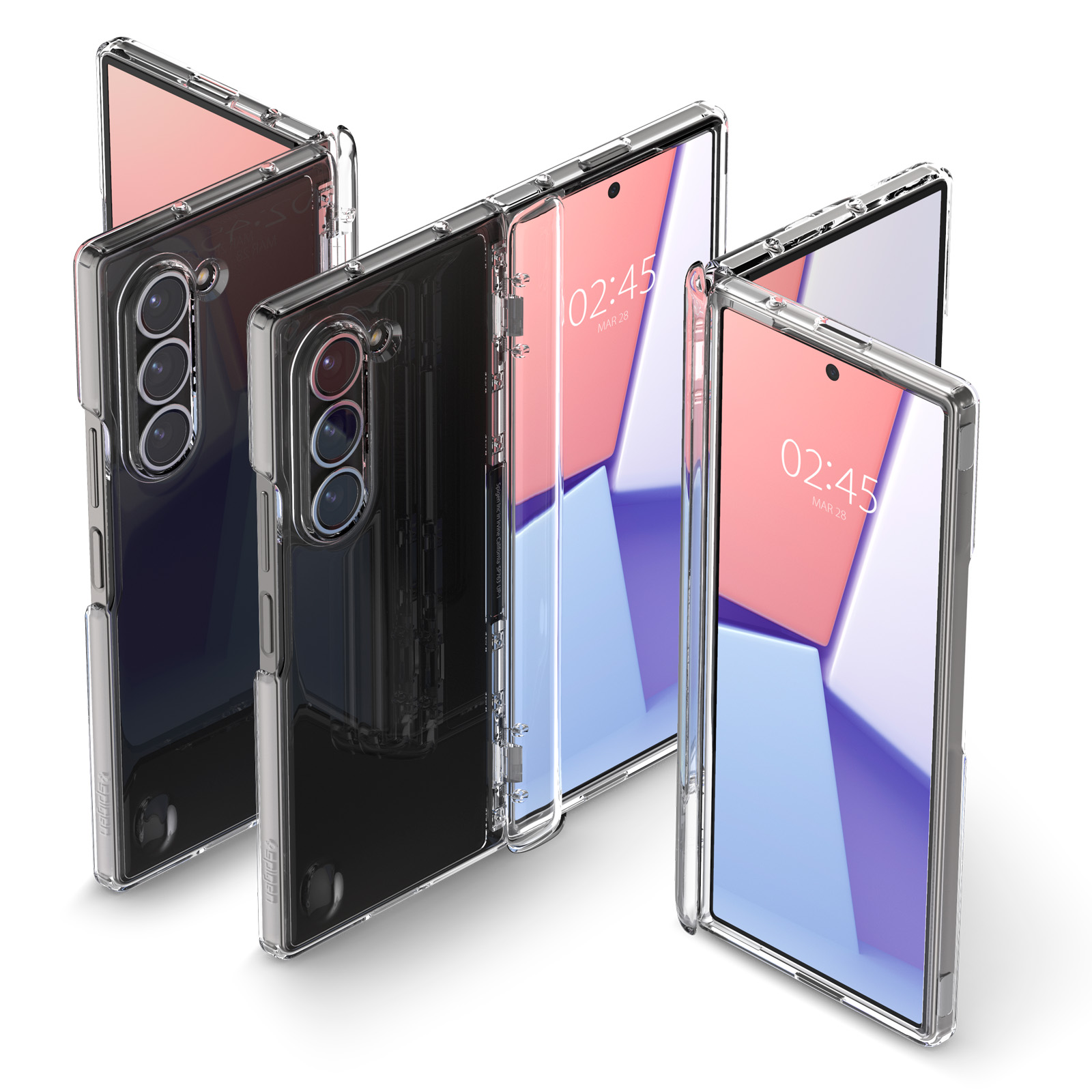 Гръб Spigen Ultra Hybrid Pro за Samsung Galaxy Z Fold 6 - Прозрачен