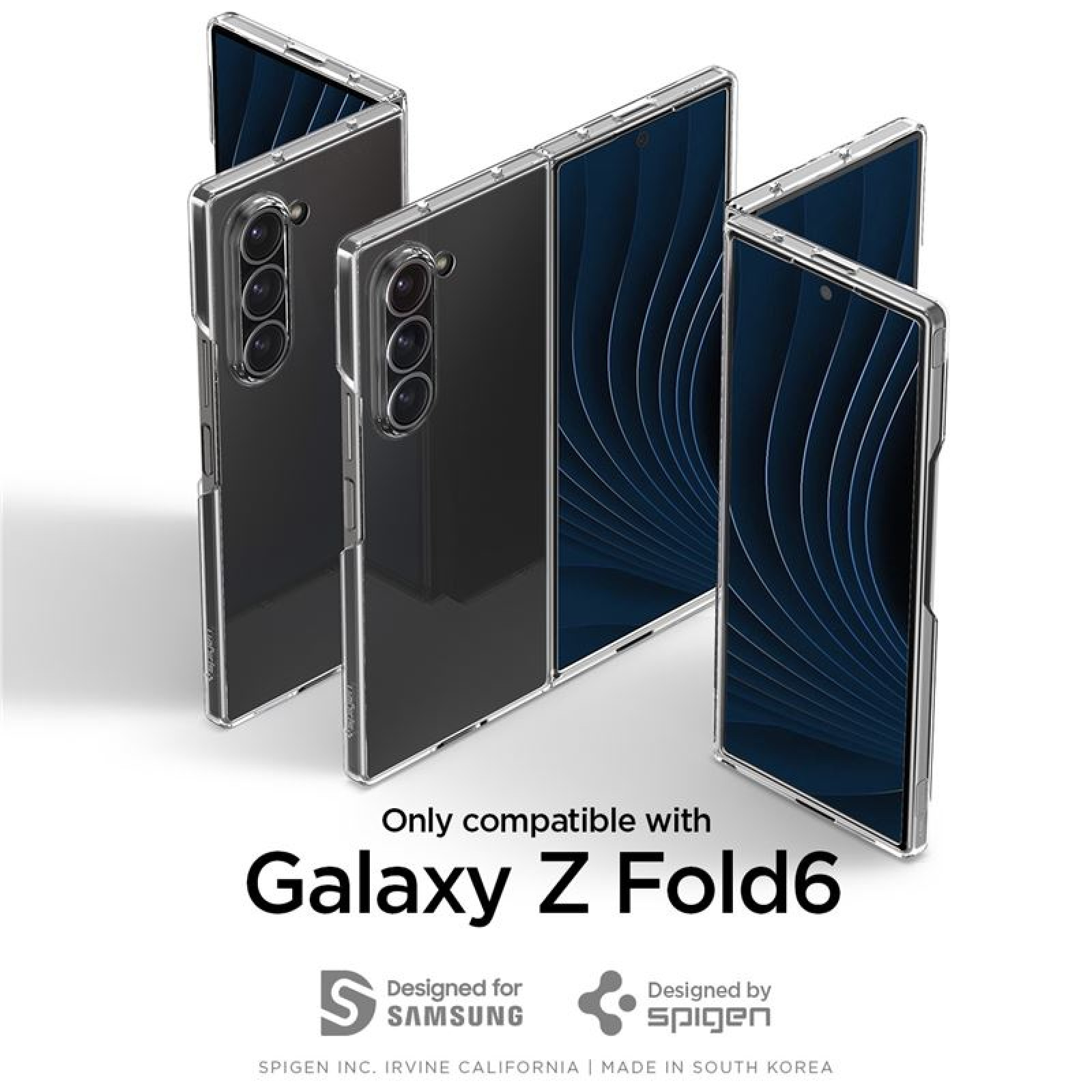 Гръб Spigen за Samsung Galaxy Z Fold 6, Air Skin,  Прозрачен