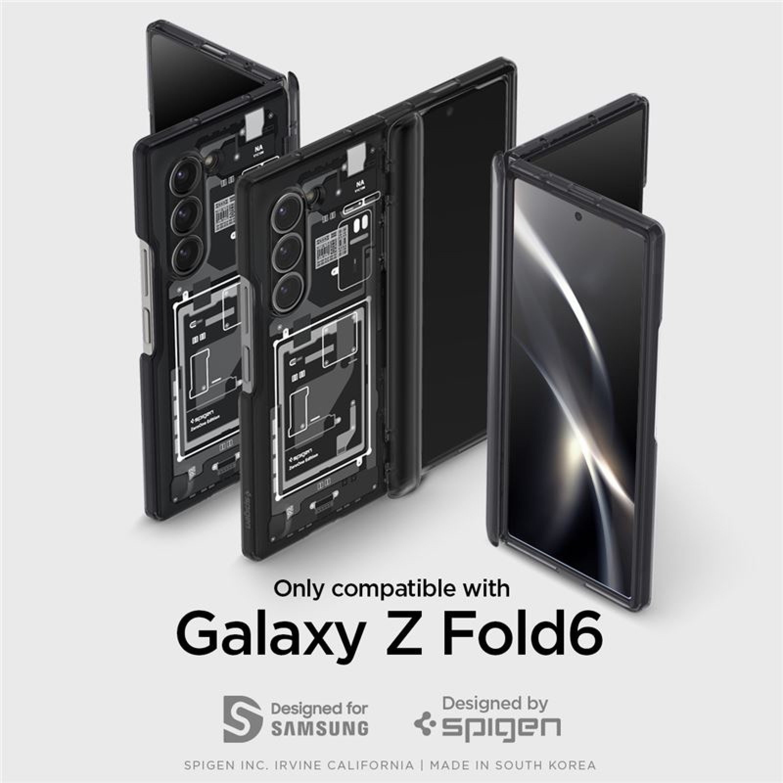 Гръб Spigen за Samsung Galaxy Z Fold6, Ultra Hybrid Pro, Zero one