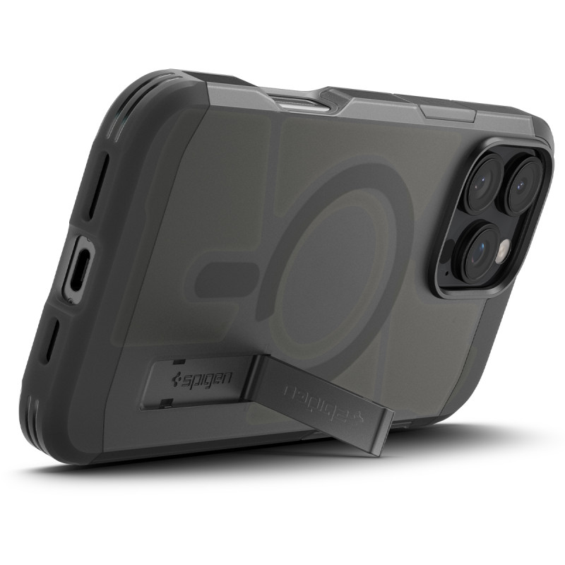 Гръб Spigen Tough Armor MagSafe за iPhone 16 Pro - Черен