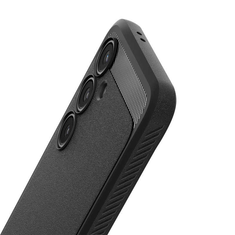 Гръб Spigen Rugged Armor за Samsung Galaxy S24 FE - Черен