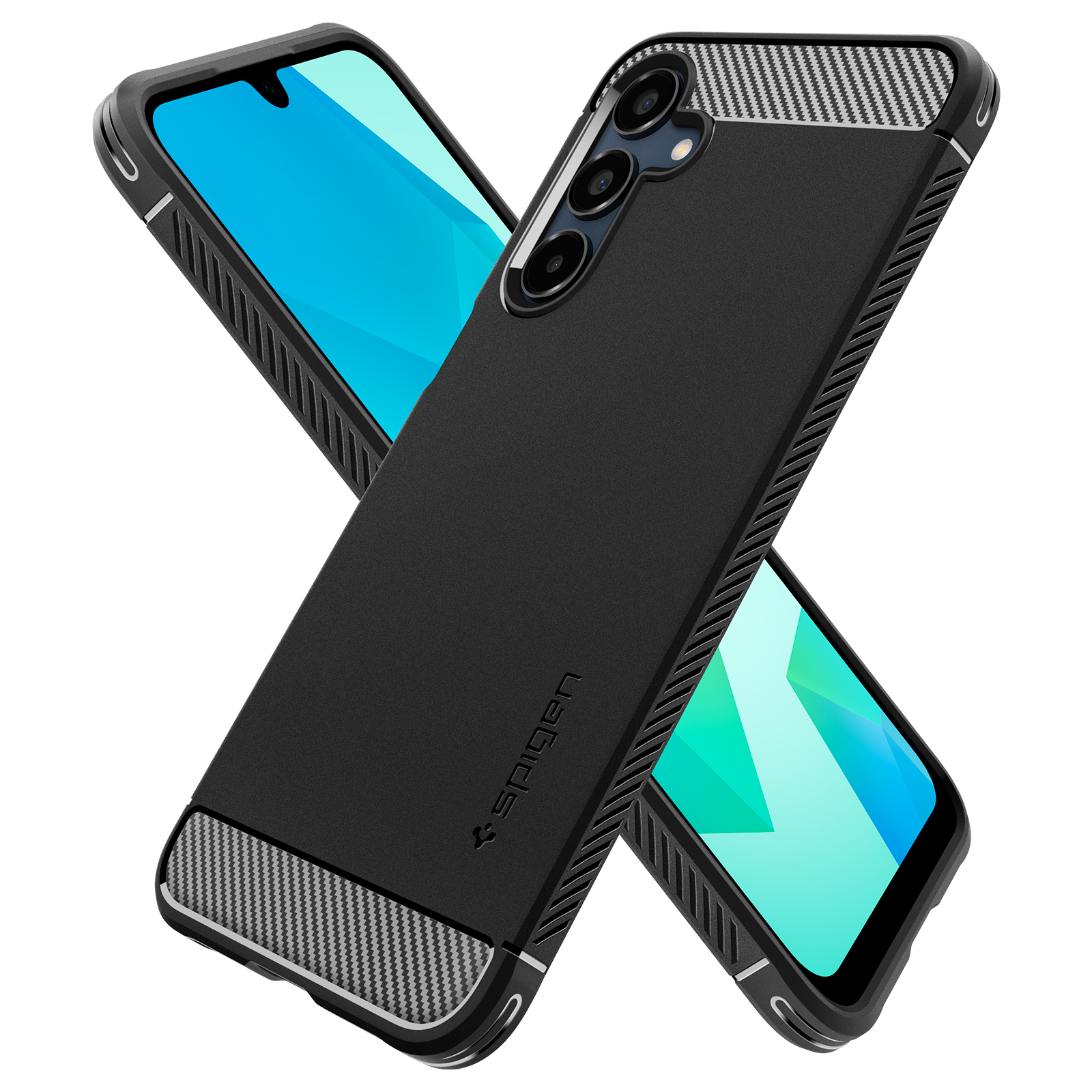 Гръб Spigen Rugged Armor за Samsung Galaxy A16/A16 5G - Черен