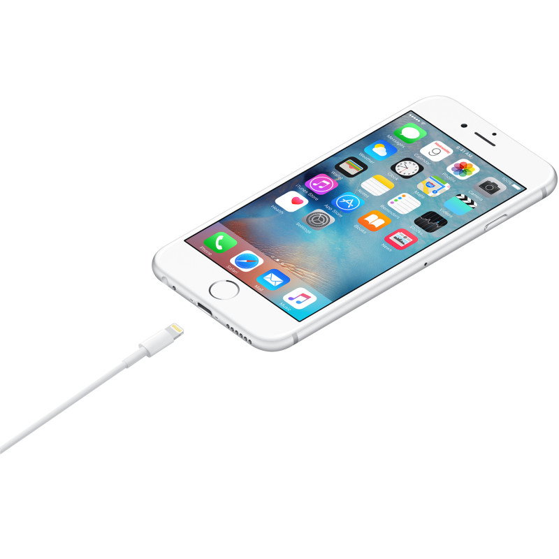 Кабел Apple USB-A/Lightning Data Cable 2m - Бял, MD819