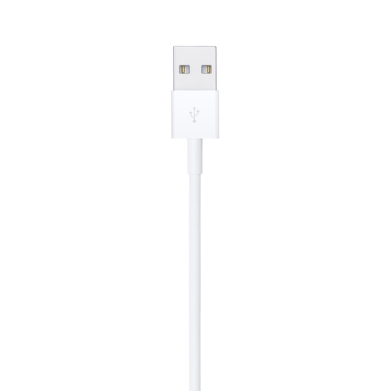 Кабел Apple USB-A/Lightning Data Cable 2m - Бял, MD819