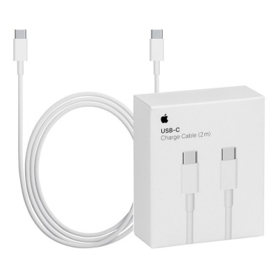 Data кабел Apple USB C/USB C Data Cable 2m - Бял, MLL82ZM/A