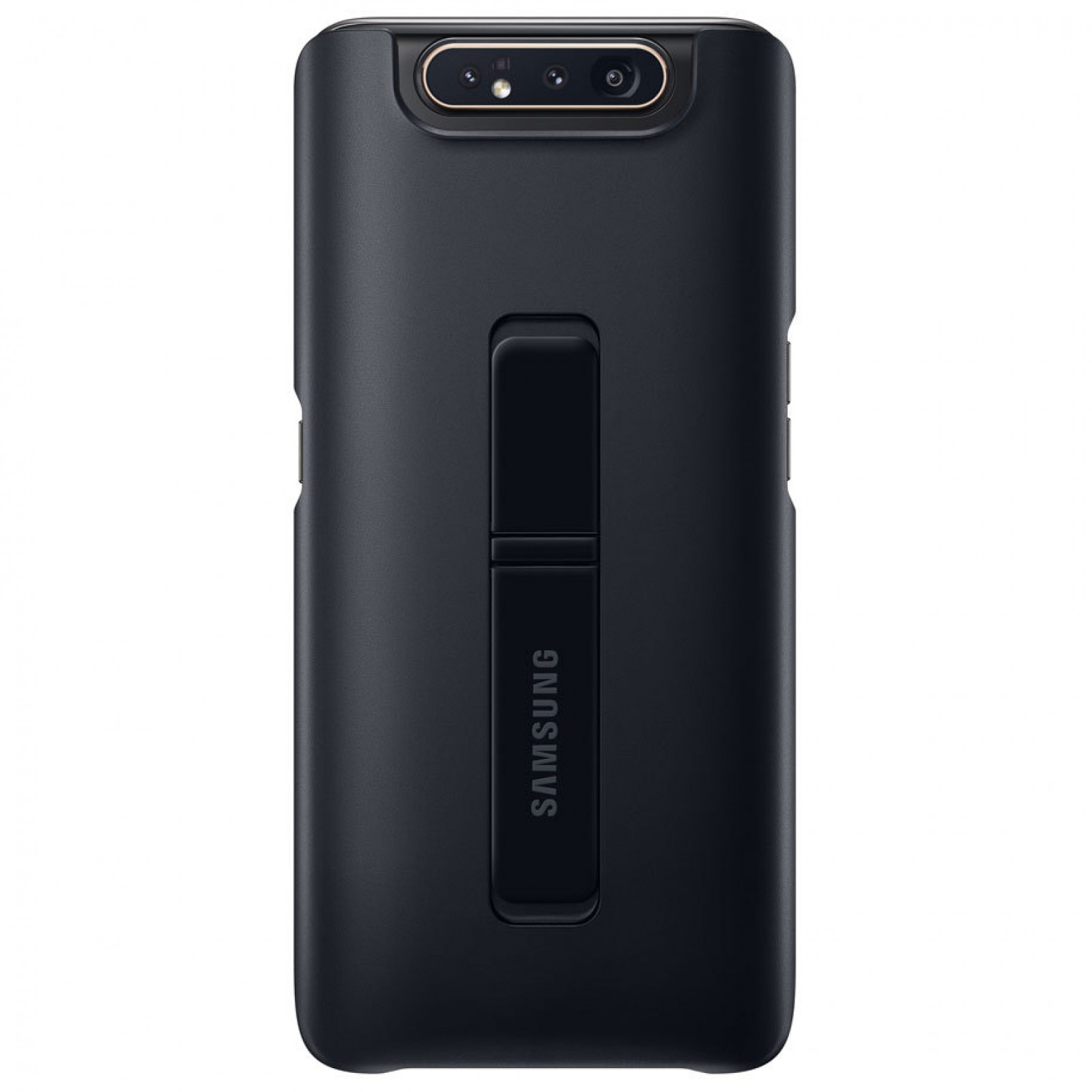 Оригинален гръб Standing Cover Case за Samsung Galaxy A80 - Черен