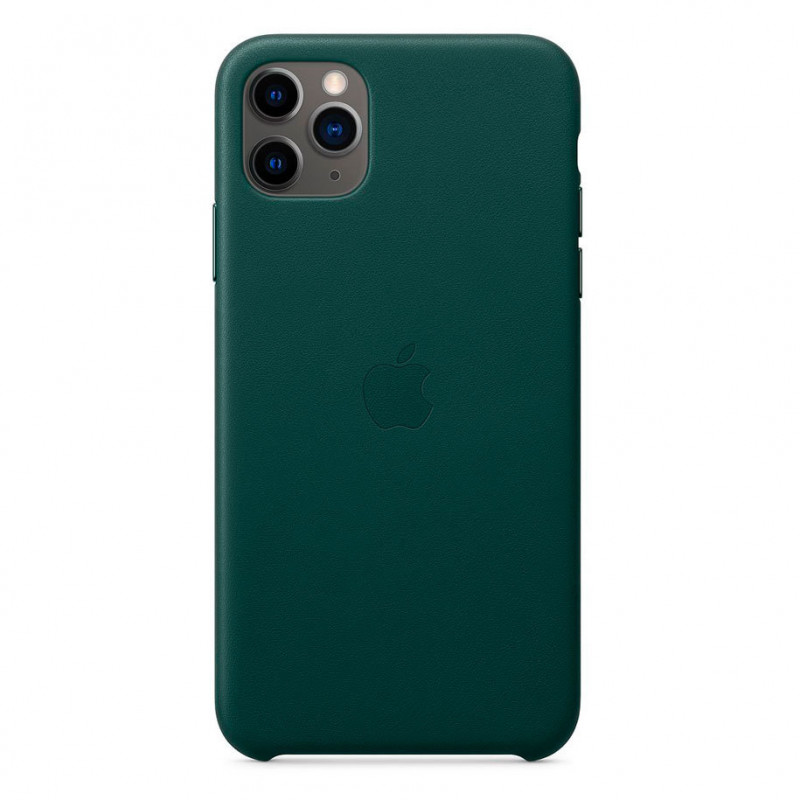 Оригинален гръб Leather за Apple iPhone 11 Pro Max  - Зелен