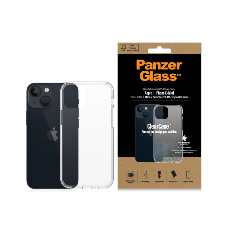 Гръб PanzerGlass ClearCase за Iphone 13 mini - Про...