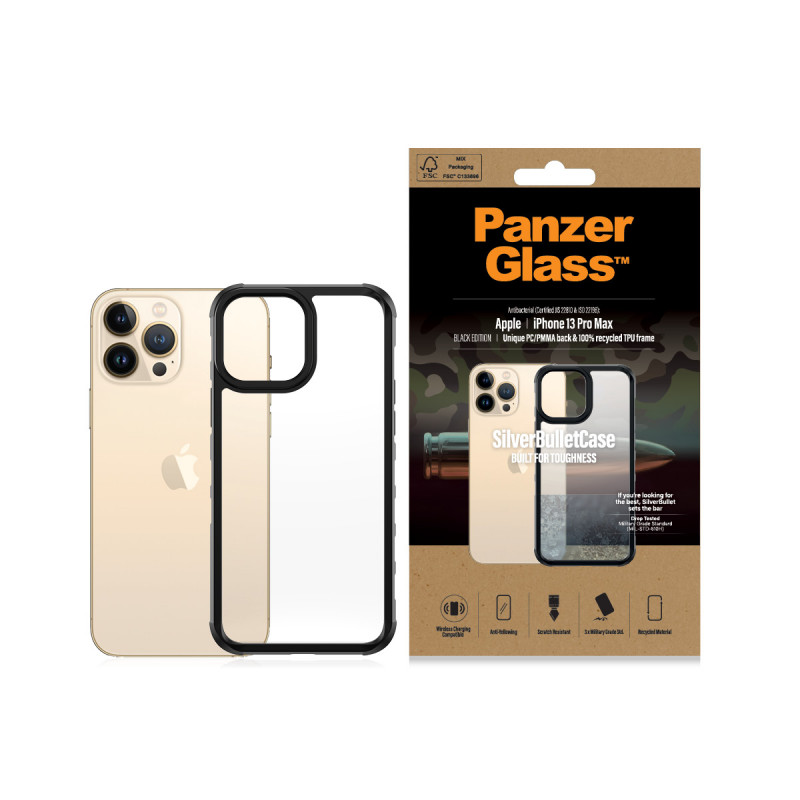 Гръб PanzerGlass SilverBulletCase за Iphone 13 Pro...