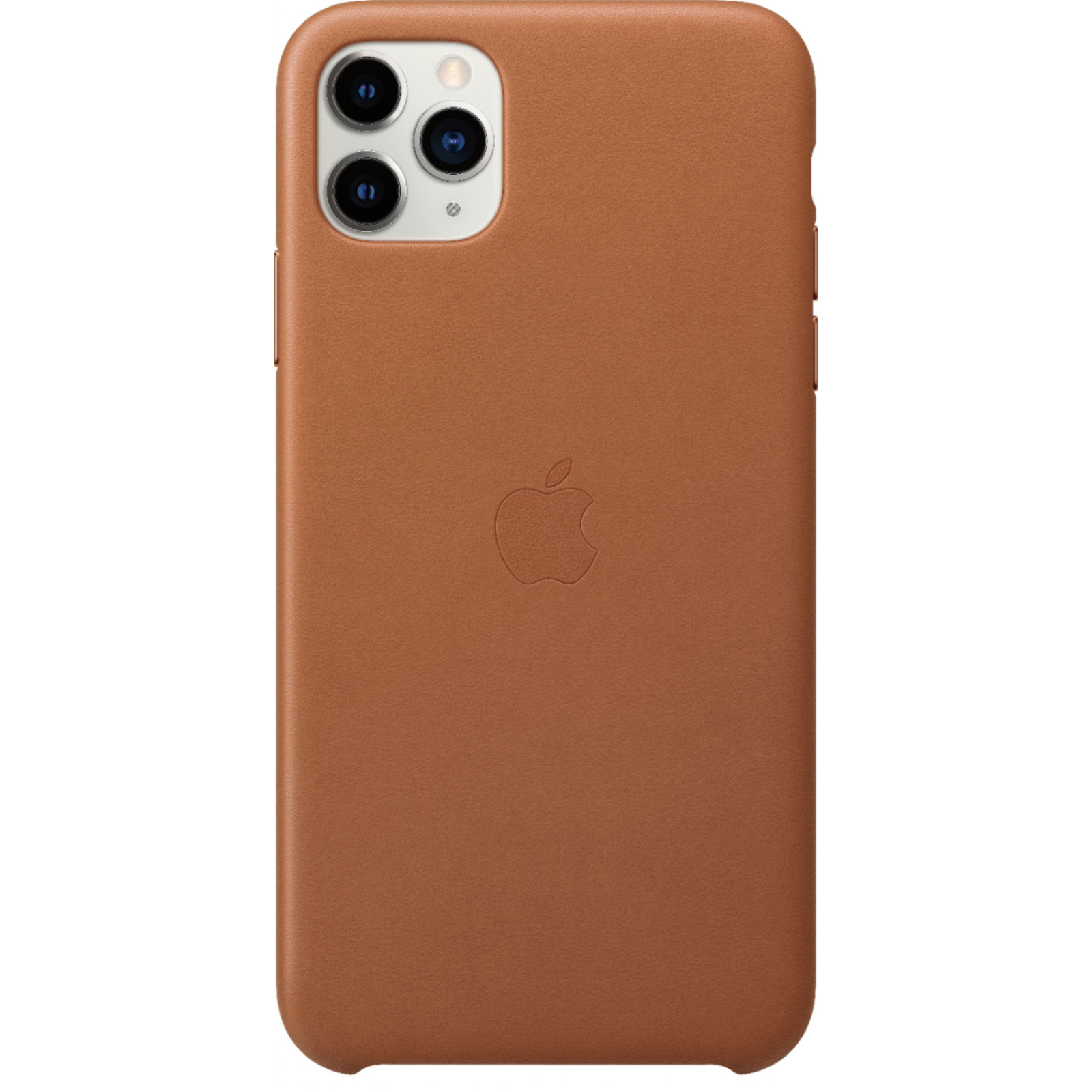 Оригинален гръб Leather за Apple iPhone 11 Pro Max  - Кафяв