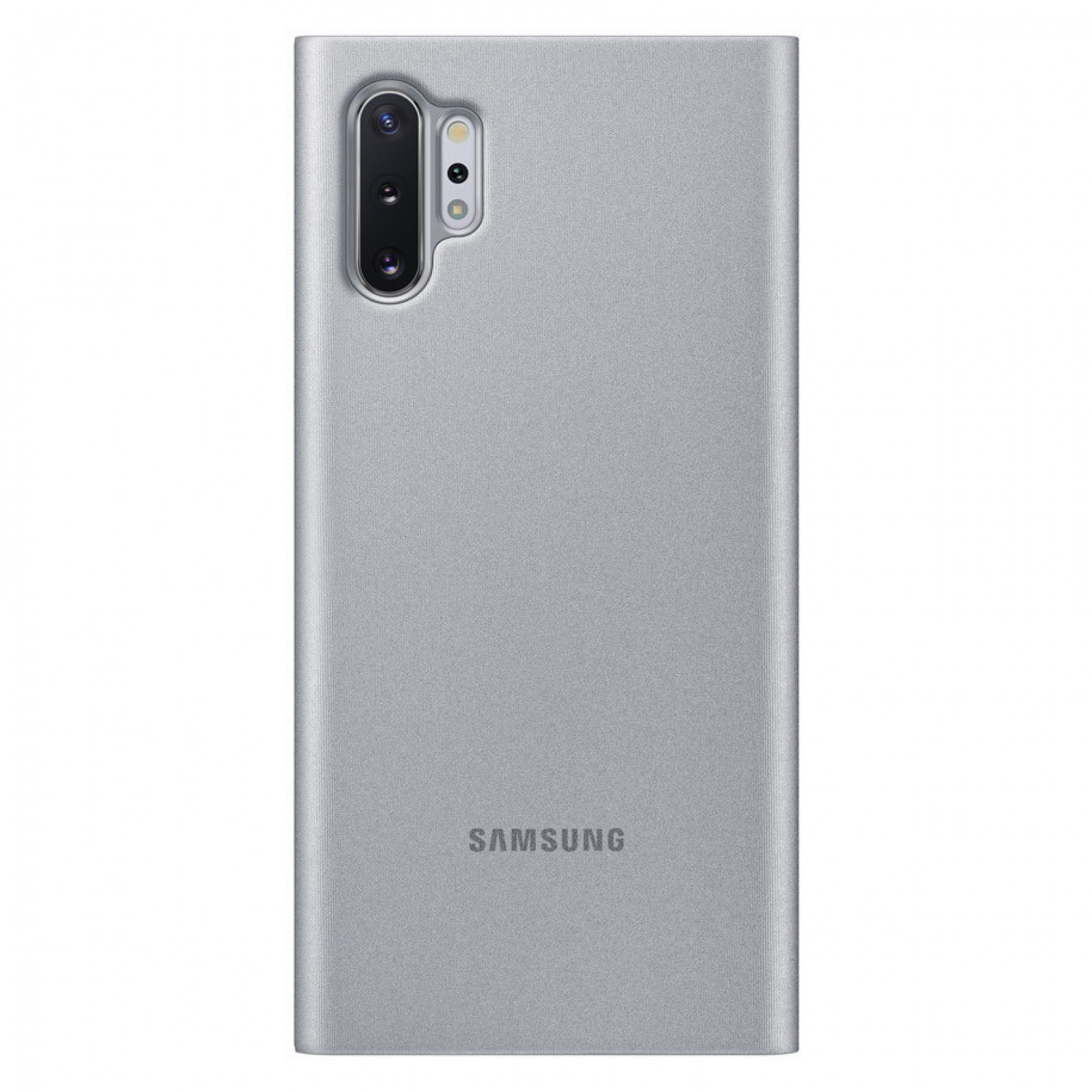 Оригинален Калъф Clear View за Samsung Galaxy Note 10 Plus - Сив