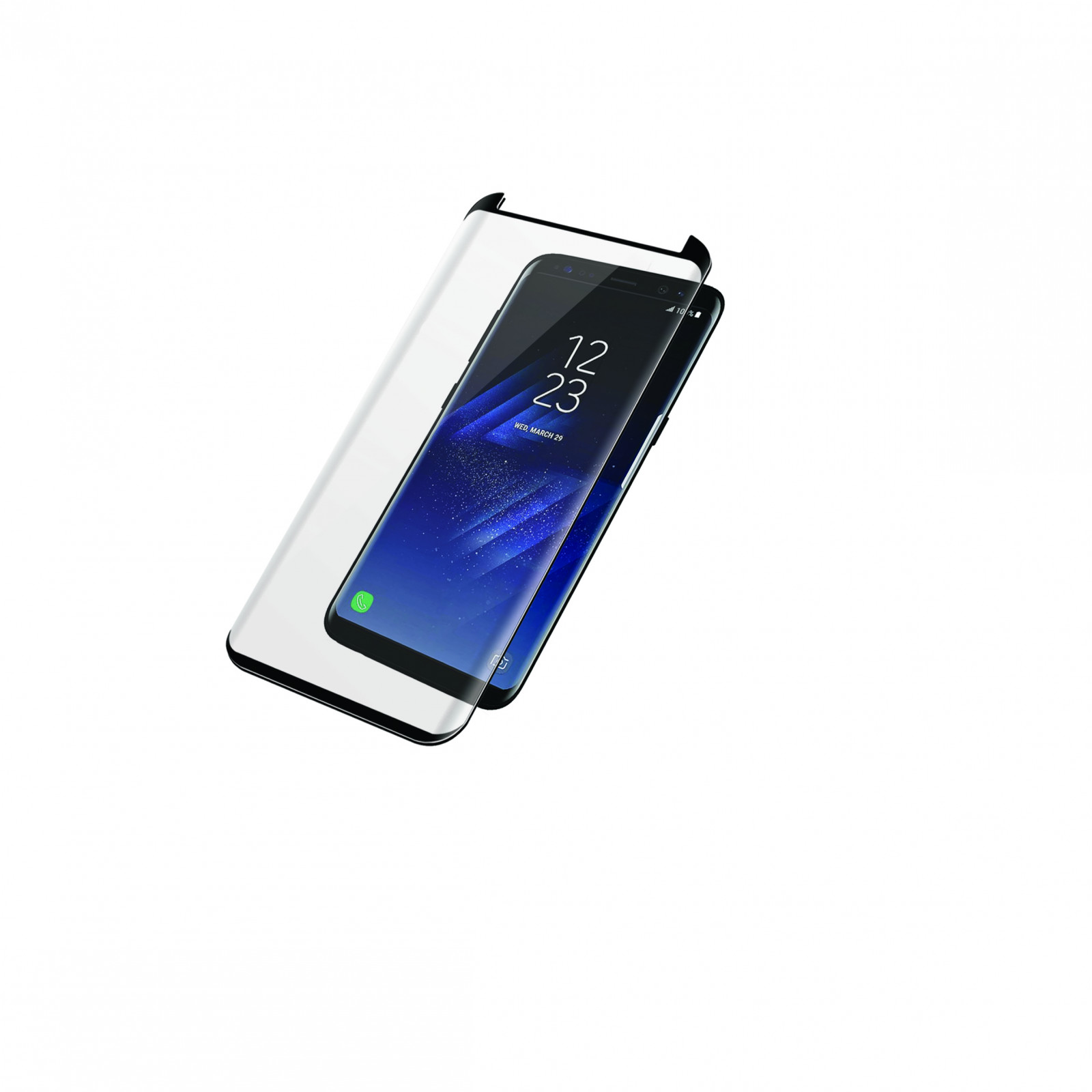Стъклен протектор PanzerGlass за Samsung Galaxy S8 Plus CaseFriendly - Черно