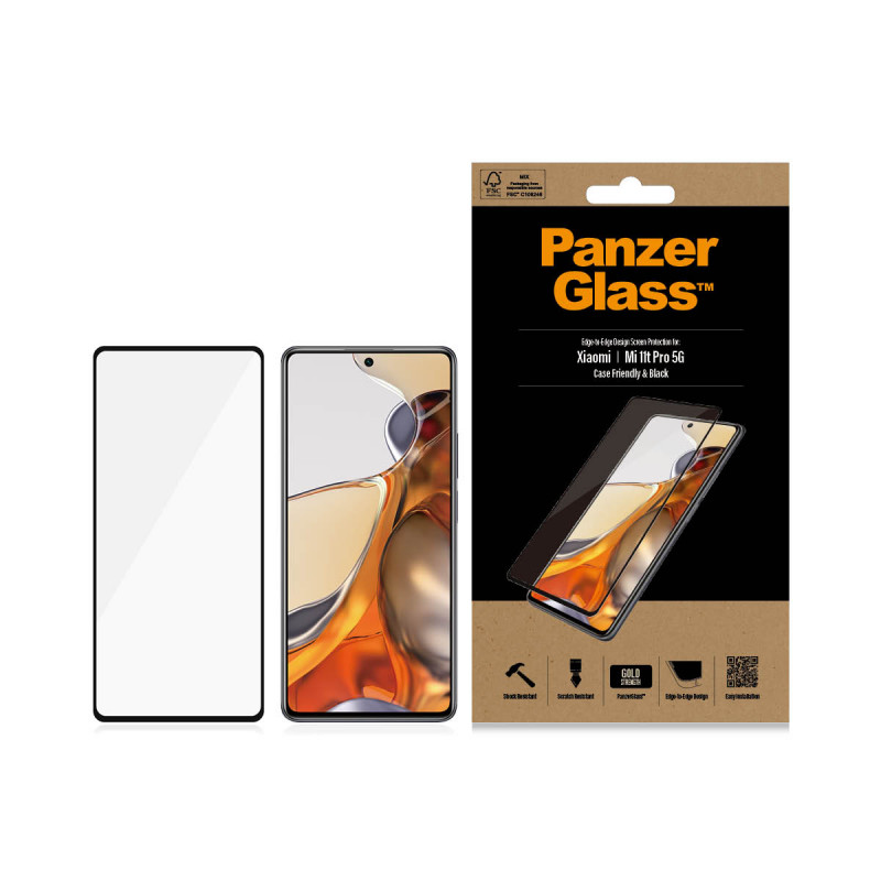 Стъклен протектор PanzerGlass за Xiaomi  11t Pro 5...