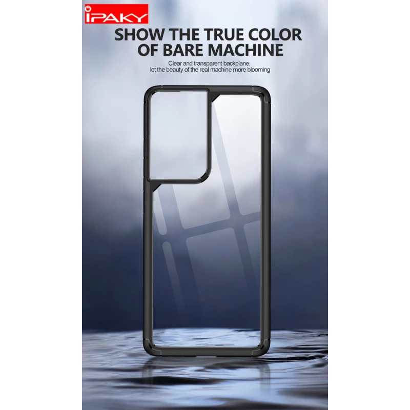 Гръб Ipaky Bright series case за Samsung Galaxy S21 Ultra - Черен