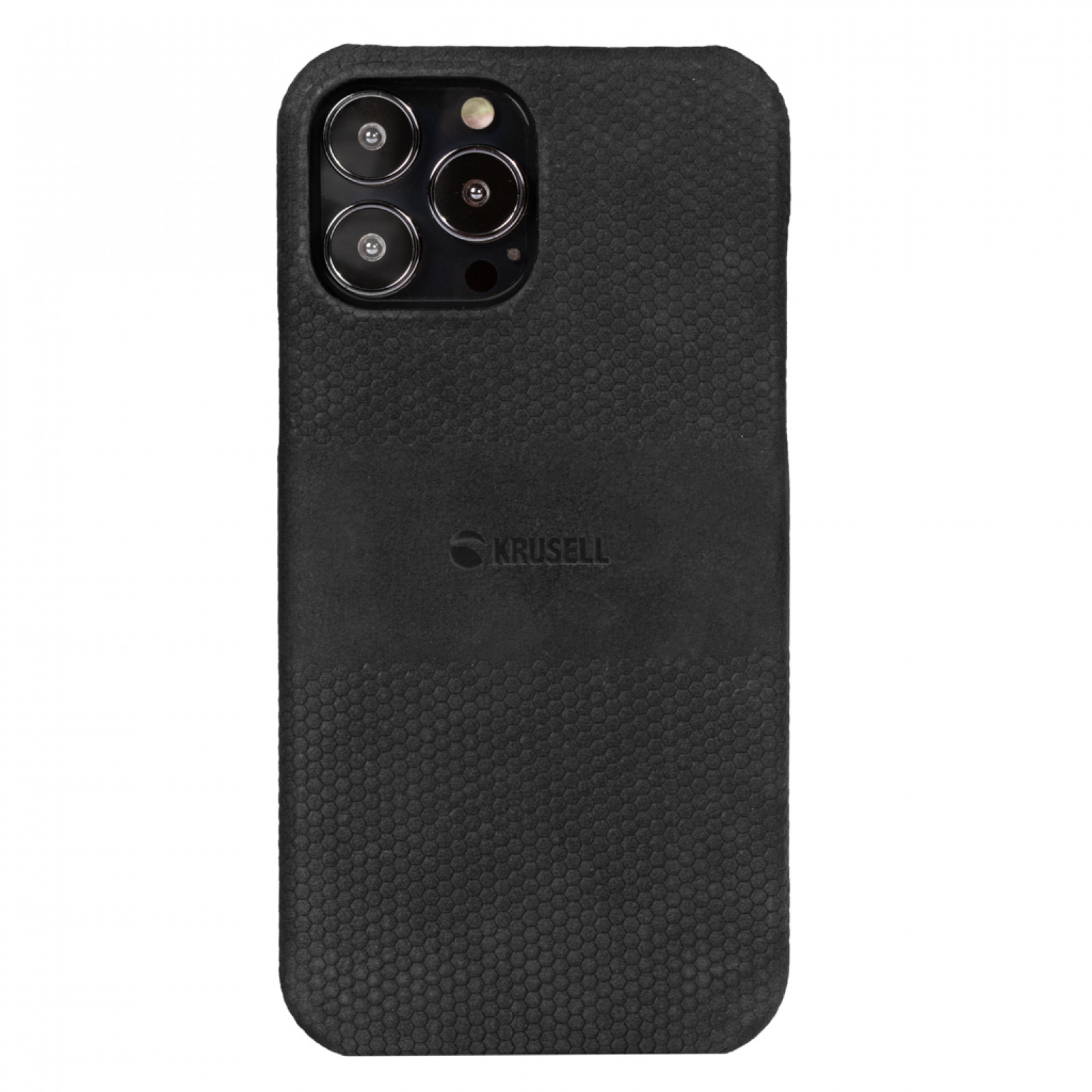 Гръб Krusell Leather Cover за Iphone 13 Pro - Черен