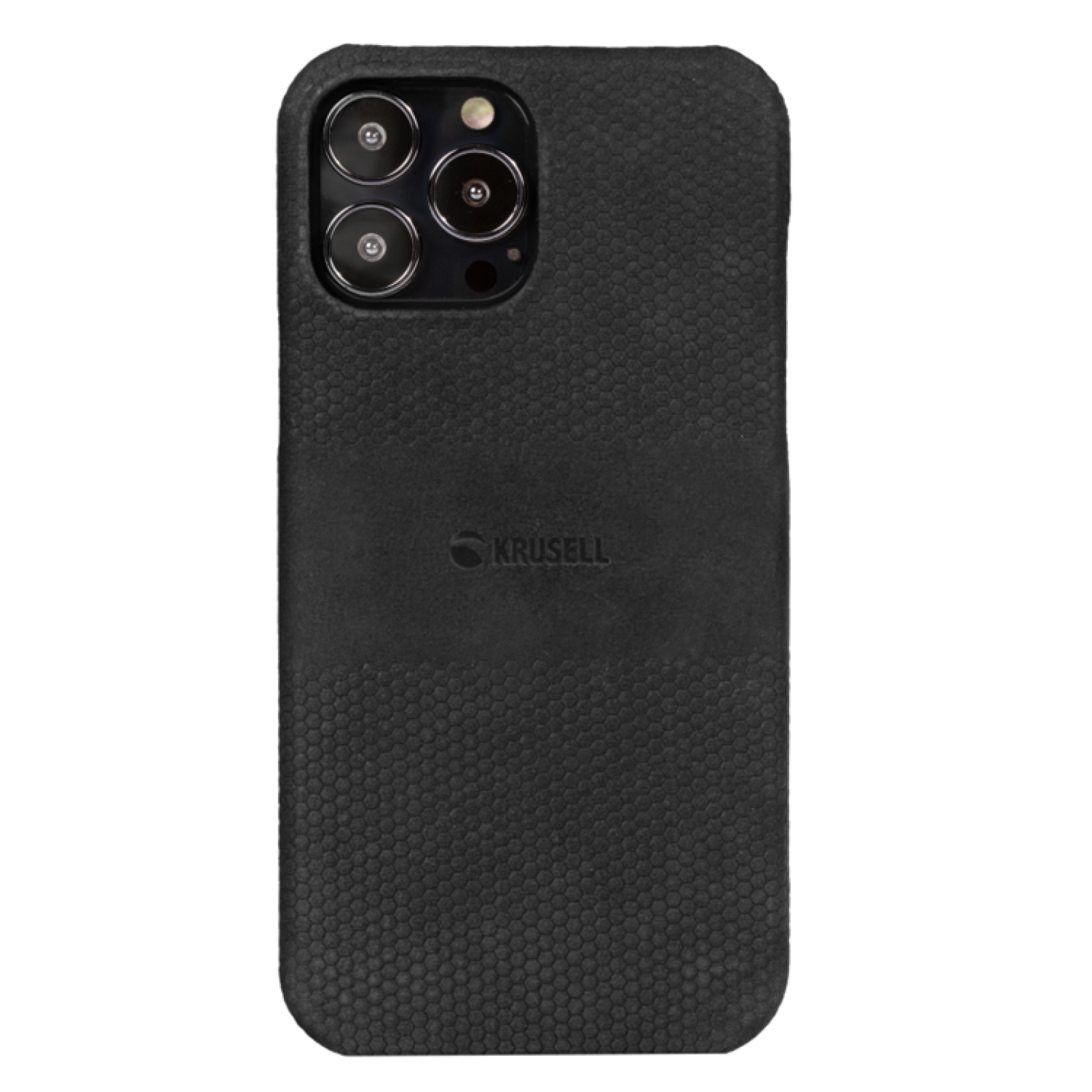 Гръб Krusell Leather Cover за Iphone 13 Pro Max - Черен