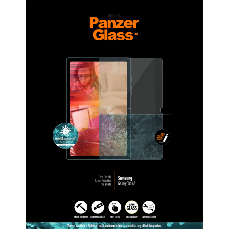 Стъклен протектор PanzerGlass за Samsung Galaxy TAB A7  CaseFriendly