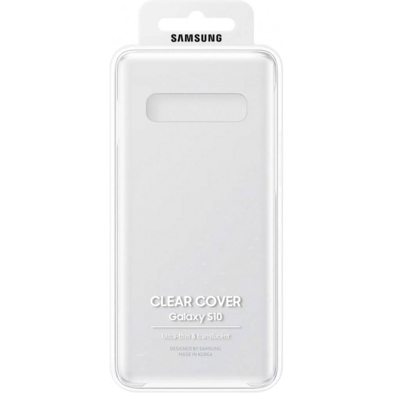 Оригинален гръб Clear case за Samsung Galaxy S10 - Прозрачен