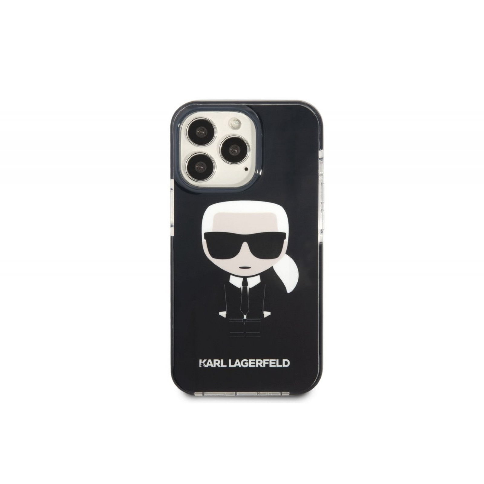 Гръб Karl Lagerfeld TPE Full Body Ikonik Case за iPhone 13 Pro - Черен