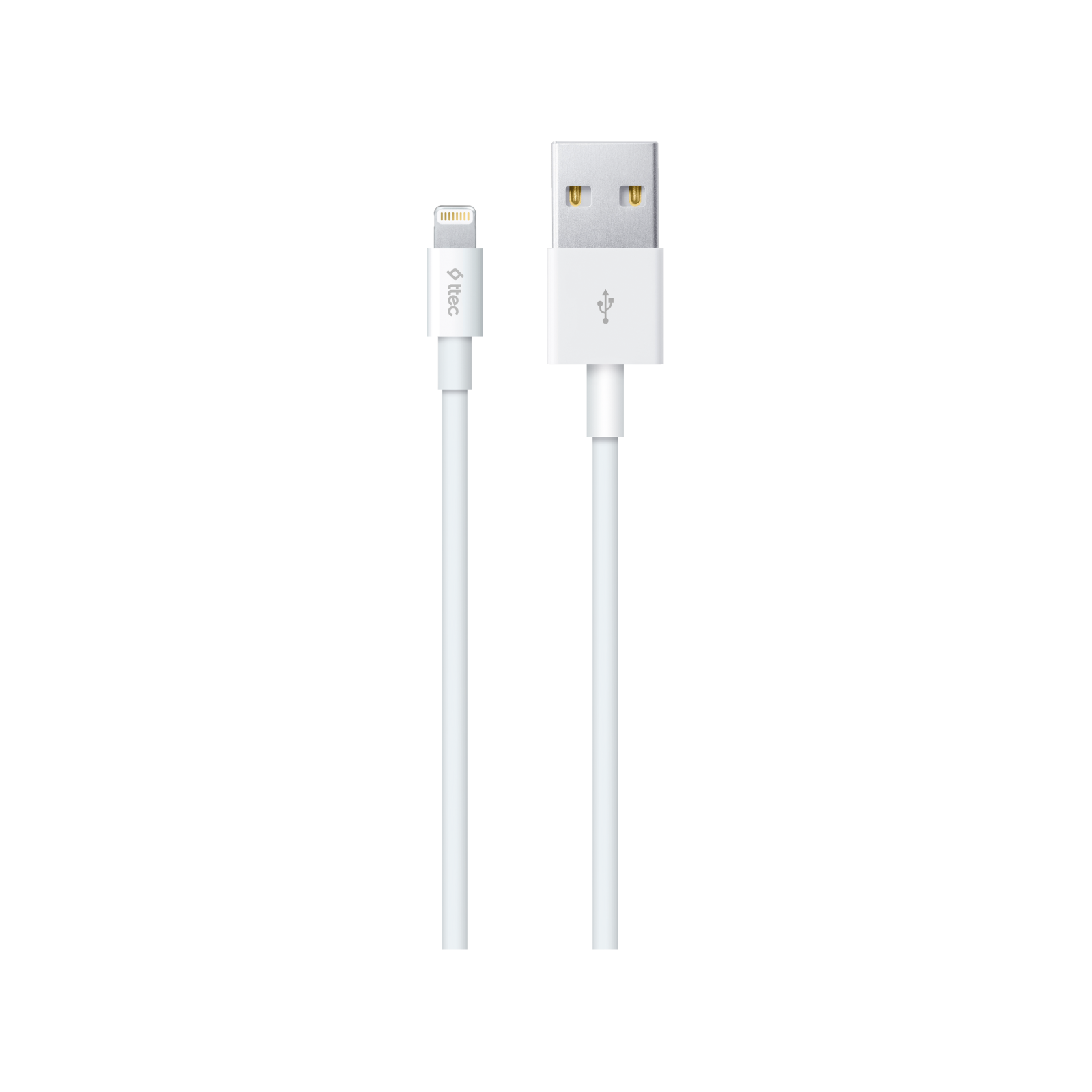 Кабел ttec Lightning USB Charge / Data Cable - Бял