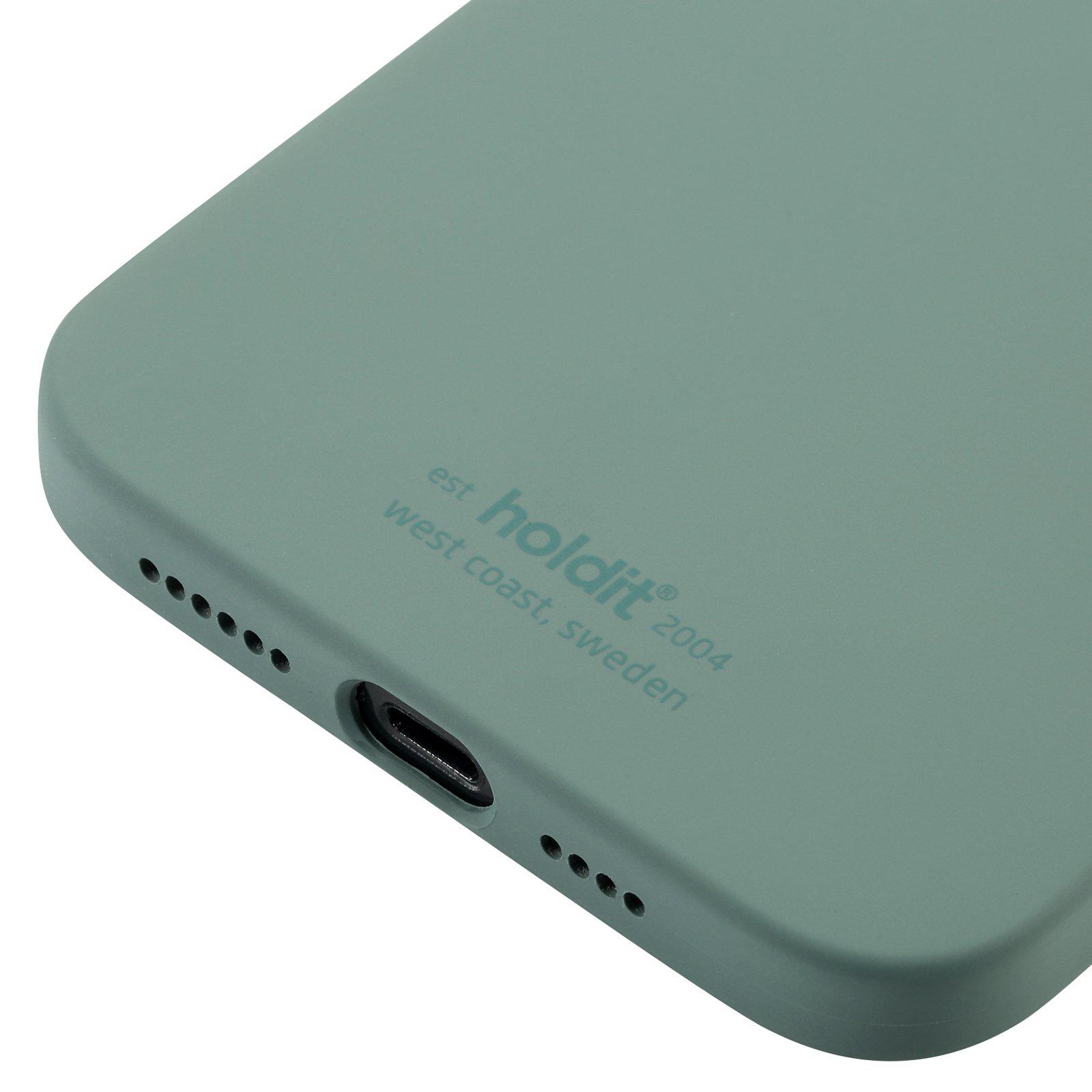 Гръб Holdit Silicone Case за iPhone 12 Pro Max - Зелен