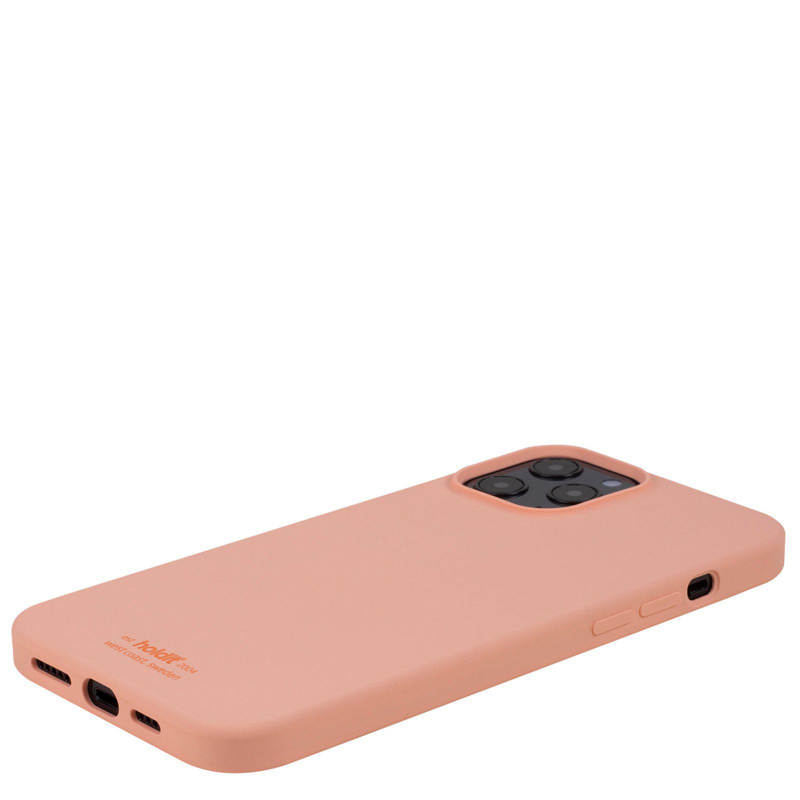 Гръб Holdit Silicone Case за iPhone 12 Pro Max - Pink Peach