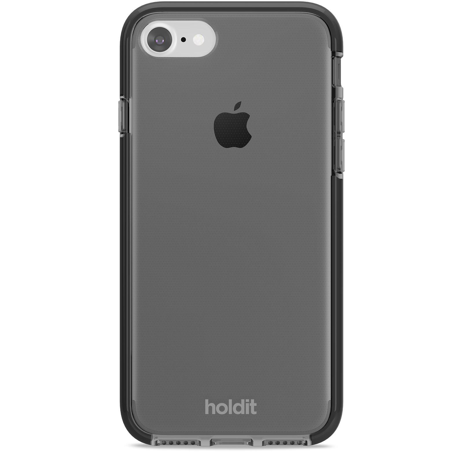 Гръб Holdit Seethru Case за iPhone 7/8/SE - Черен